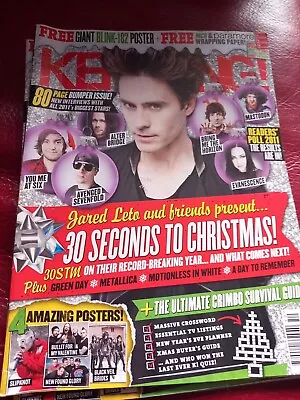 £0.99 • Buy Kerrang 1395 Jared Leto My Chemical Romance Slipknot GIANT Blink-182 Poster