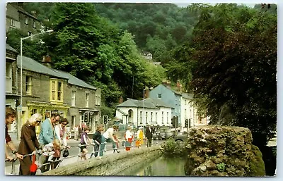 Postcard Matlock Bath Derbyshire England Fish Pond • £2.25