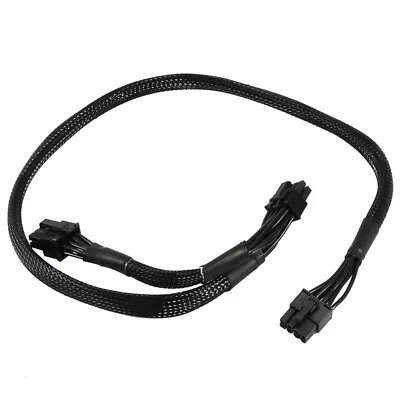 PSU 8Pin To Dual 8Pin(6+2) Pin PCIe Modular Power Supply Cable For  • $8.54