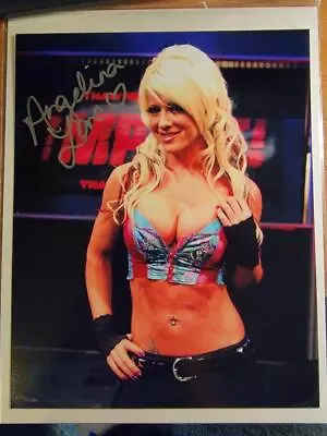 ANGELINA LOVE Autographed 8x10 TNA KNOCKOUT DIVA • $17.99