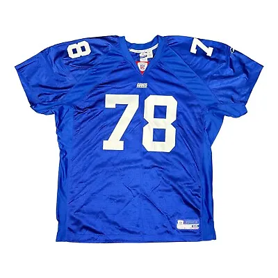 Mike Rosenthal 2002 Blue New York Giants #78 Reebok NFL Jersey Size 56 VINTAGE • $199.95