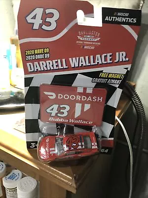 $10.99 • Buy Darrell “Bubba” Wallace Jr DoorDash NASCAR Authentics 2020 Wave 9 1/64 Die-Cast