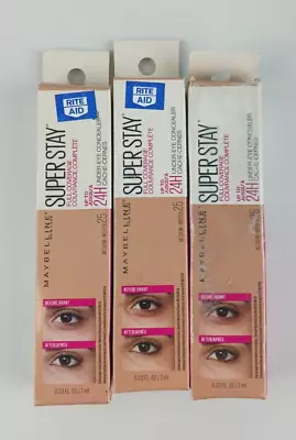 3 Pack Maybelline Super Stay Full Coverage Under-eye Concealer 25 Medium • $14.36