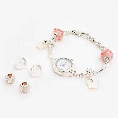 Accurist Watch TR1500PB Truth Charm Pink & Butterfly Stones Bracelet • £65