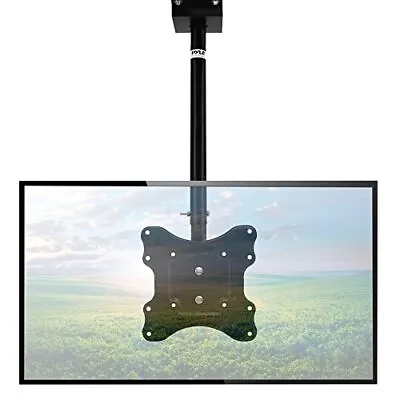 Adjustable Swivel Tilt Ceiling TV Mount Hanging TV Monitor Holder Bracket • $64.93