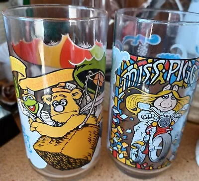 Vintage 1981 The Great Muppet Caper McDonald's Drinking Glasses Cups Lot Of 4 • $27