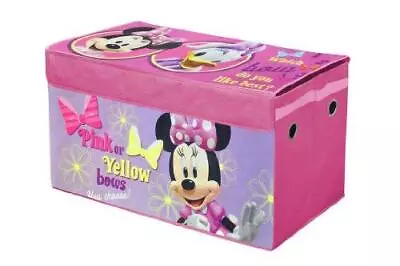 Disney Minnie Mouse Collapsible Children’s Toy Storage Trunk Durable With Lid • $43.29
