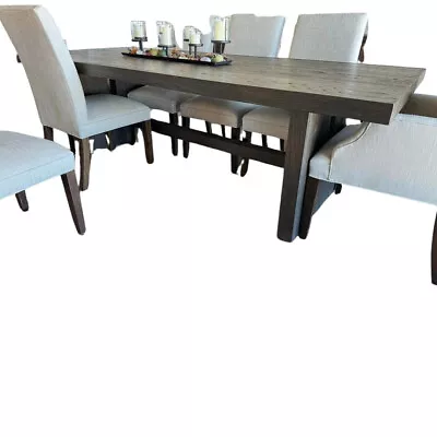 Restoration Hardware Rectangle Oak Dining Table • $2250