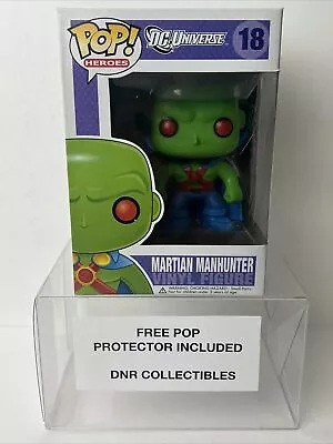 Funko Pop! Heroes DC Universe #18 Martian Manhunter Vinyl Figure (Vaulted) • $198.90