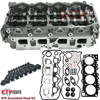 Assembled Cylinder Head Kit For Nissan YD25 Navara - Cams Fitted Bolts & Gasket • $1489.95
