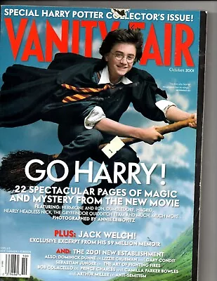 Vanity Fair Magazine - Harry Potter October 2001 Photos By Annie Leibovitz • $14.96