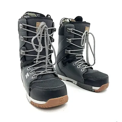 DC Mutiny Black Gray Snowboard Boots Men's Size 8 • $89.99