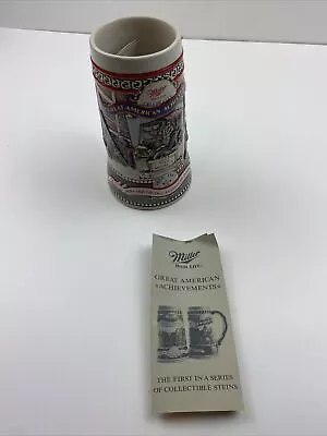 Miller High Life Beer Stein Mug Great American Achievements 2 The Model-T 1908 • $15.95