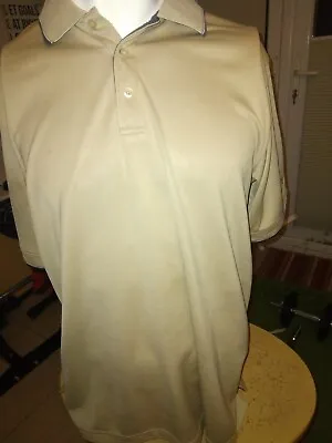 FARAH GOLF Polo Shirt Mens Size XL Bamboo Charcoal • £10