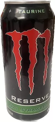 New Monster Energy Reserve Kiwi Strawberry Drink 1 Full 16 Floz Can Collectible • $9.99