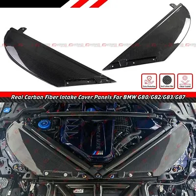 For 2021-24 Bmw G8x M2 M3 M4 Real Carbon Fiber 2pc Engine Air Intake Panel Cover • $389.99