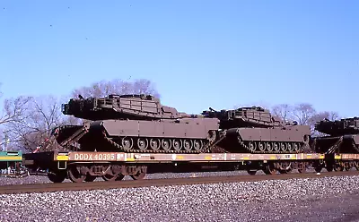 DODX Flat Car # 40395 With Army Tanks @ Granite City IL 2/20/2024 • $2.75