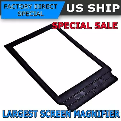 A4 Full Page 3x Magnifier Sheet Book Reading Aid Lens Large Magnifying Glass • $6.85