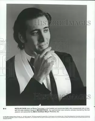 1987 Press Photo Nicolas Cage Stars Stars In The Romantic Comedy  Moonstruck  • $15.99