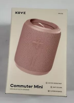 New Pink KOVE Mauve Commuter Mini Bluetooth Speaker • $43.86