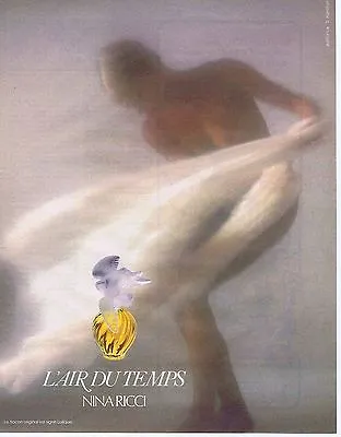 1984 NINA RICCI L'Air Du Temps Advertising 045 By D.Hamilton • $3.19