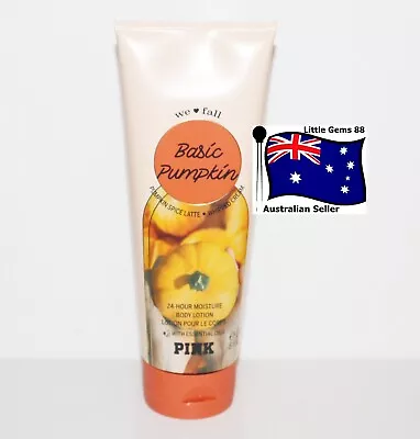 VICTORIA'S SECRET Basic Pumpkin SCENTED BODY LOTION * 236 ML 24 Hour Moisture • $16.99