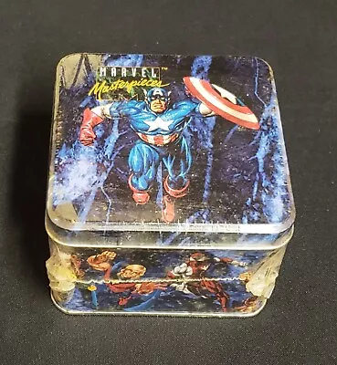 1993 Skybox Marvel Masterpieces Series I Collector Cards Tin 25664/35000 • $249.99