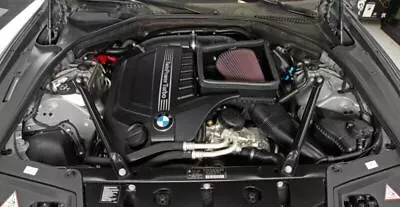 For 2011-2016 BMW 535i 3.0L Turbo N55 F10 K&N Performance Cold Air Intake CAI • $349.99