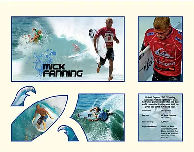 $97.99 • Buy New Mick Fanning Signed Limited Edition Memorabilia Framed