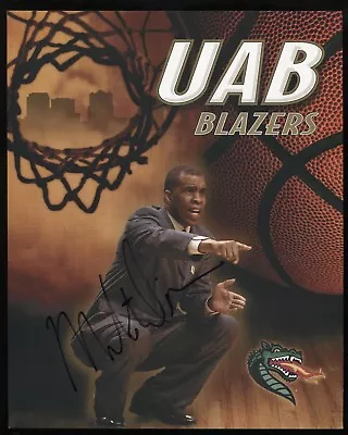 Mike Davis Signed 8x10 Photo College NCAA Basketball Coach Autographed TSU • $45