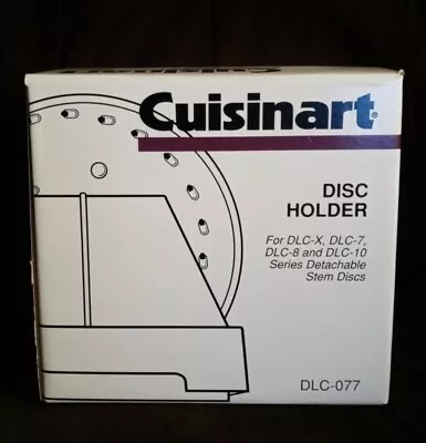 $34.99 • Buy Cuisinart DLC-077 Food Processor Disc Blade Holder +3 Detachable Stem Discs