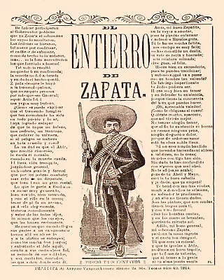 Decoration Poster.Interior Design.Room Art.Entierro De Zapata.Mexico.7118 • $18