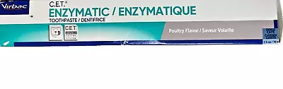 Virbac C.E.T. Enzymatic Toothpaste For Cats And Dogs Poultry Flavor- 2.5oz • $0.99