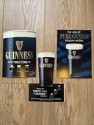 £16.99 • Buy Guinness Stickers Vintage *RARE* Window Stickers