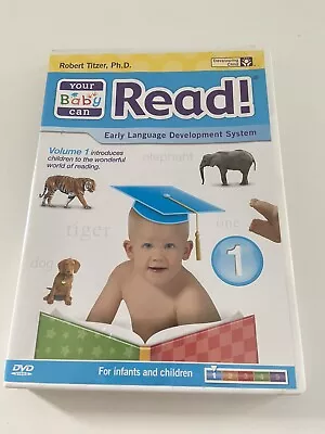 Your Baby Can Read Volume 1 Robert Titzer Ph.d. DVD • £10