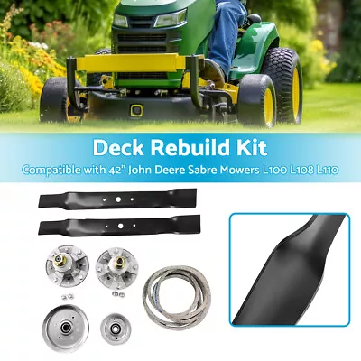 Deck Rebuild Kit Suitable For 42  John Deere Sabre Mowers L100 L108 L110 • $165