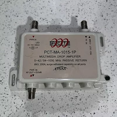 PCT Multimedia Drop Amplifier PCT-MA-1015-1P Passive Return • $33.99