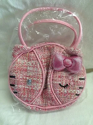 New 2005 Hello Kitty Heatherette Pink Tweed Small Rare Momoberry Sanrio • $249.99