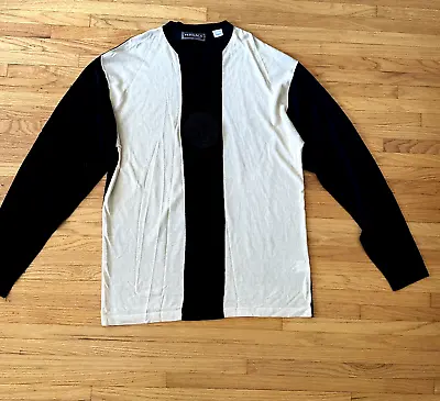 Versace La Greca Medusa Sweater Men Black/White • $200