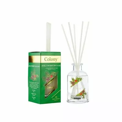 Wax Lyrical Colony Hollyberry Balsam Reed Diffuser 100 OR 200ml With REEDS • £14.99