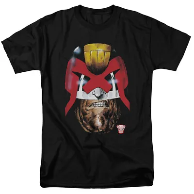 Judge Dredd Head Logo T Shirt Licensed Comic Book Tee Black • $21.69