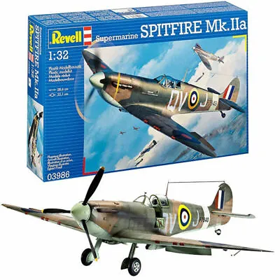 Revell 03986 Supermarine Spitfire Mk.IIa Aircraft Plastic Model Kit 1:32 • £10