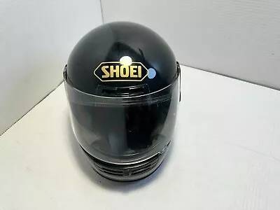 VTG Shoei RF-200 Full Face Motorcycle Helmet Black Snell M90 Size Small • $24.99