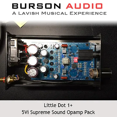 Little Dot I+ Hybrid Vacuum Tube Headphone Amp Burson V5i Opamp Upgrade Set • £41.21
