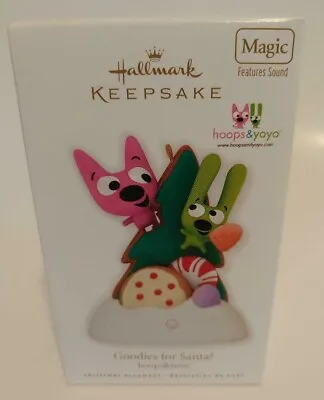 $17.95 • Buy Hallmark Keepsake 'magic' Ornament  Goodies For Santa?  Hoops & Yoyo With Sound