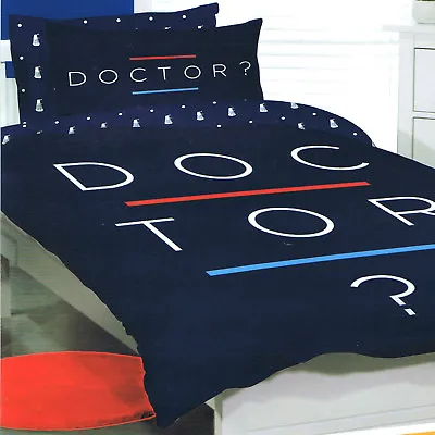 £59.52 • Buy Doctor Dr Who ? - Queen Bed Quilt Doona Duvet Cover Set