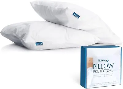 Waterproof Pillow Protector Zippered  Pillow Cover Encasement Pillow Case 2 Pack • $16.99
