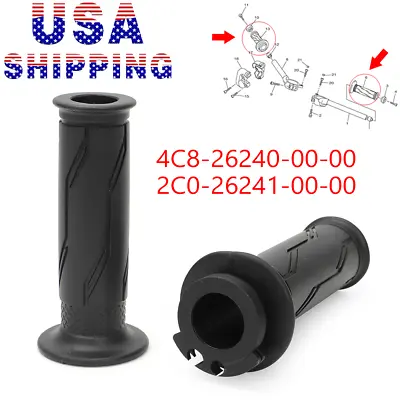 Throttle Tube W/ Grip For YAMAHA YZF-R6 YZF-R1 R6 R1 S M RH #2C0-26240-00-00 US • $12.49