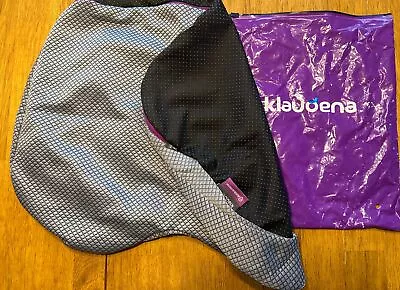 Klaudena Memory Foam Cushion Replacment Cover *New* Grey And Black Purple Zipper • $7.99