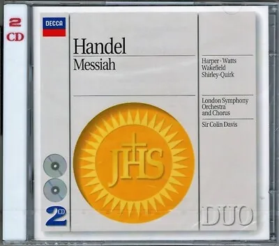 £9.99 • Buy Handel: Messiah By Colin Davis / London Symphony Orchestra-  2 CD - New Sealed